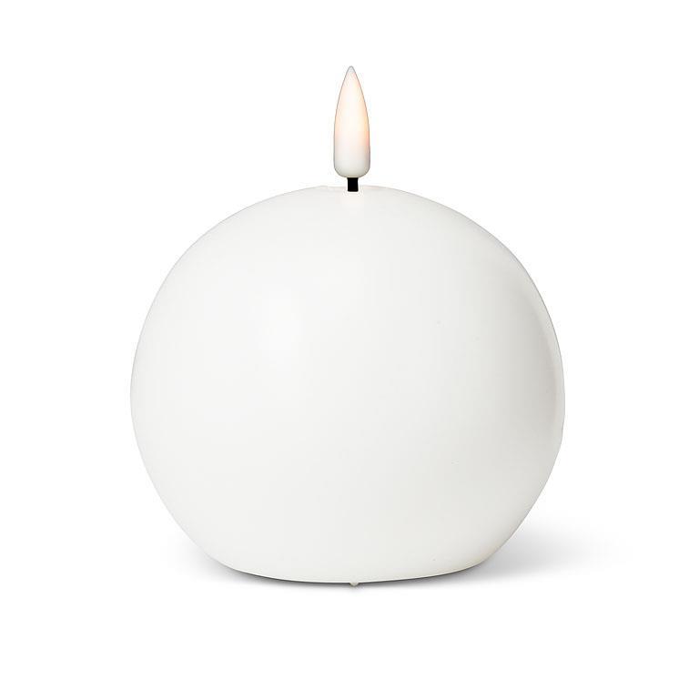 White LED Ball Candle