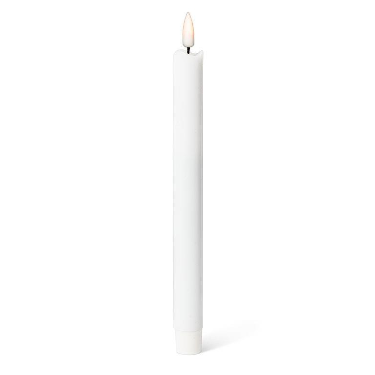 White LED Taper Candle. Set of 2