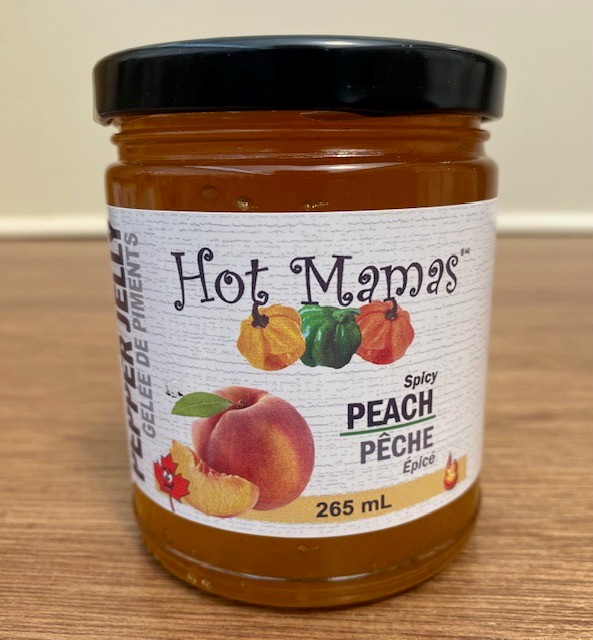 Hot Mamas Peach Pepper Jelly