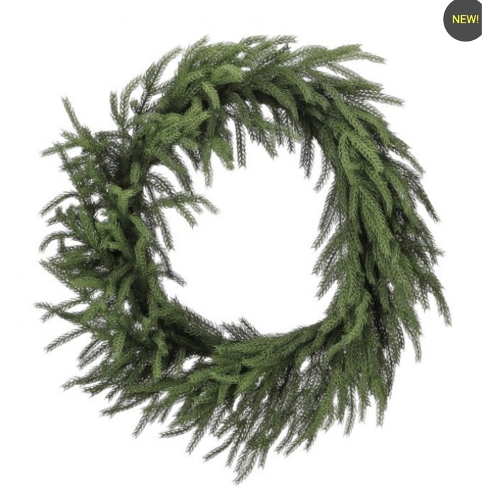 36'' Real Touch Norfolk Pine Wreath