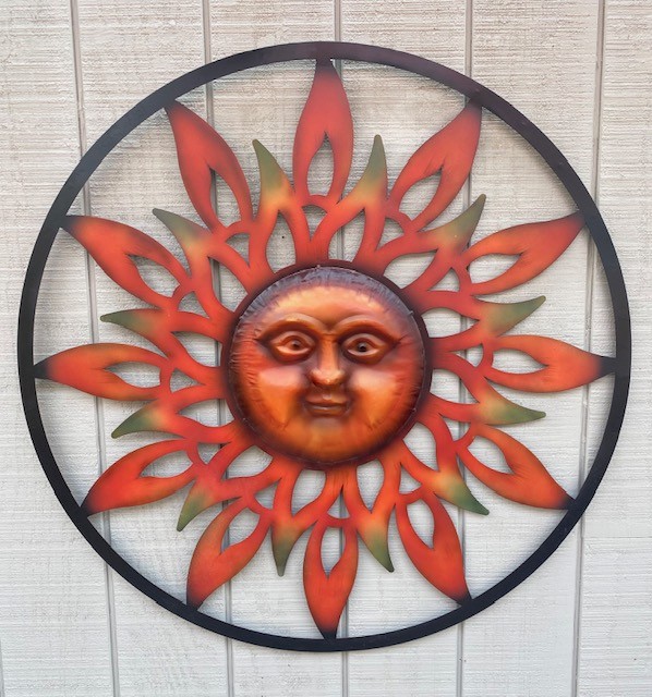 Orange Sun Wall Art