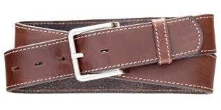 Tan Topstitch Belt