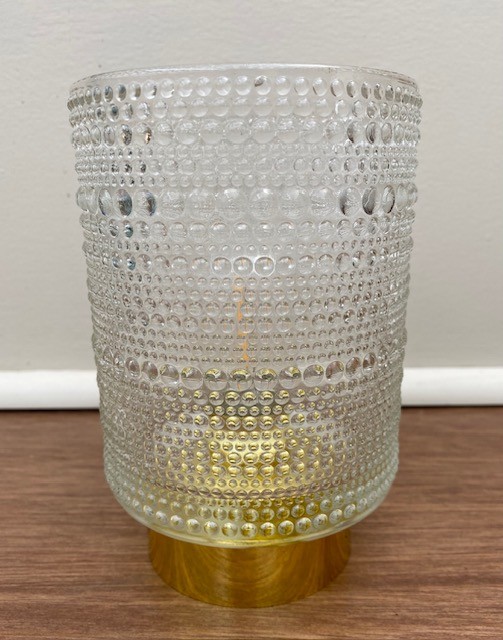 'Vintage' Glass Lamp