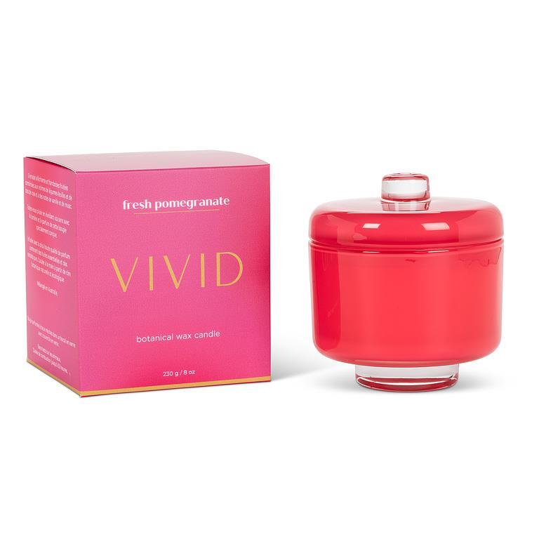 Vivid Pomegranate Pedestal Jar Candle