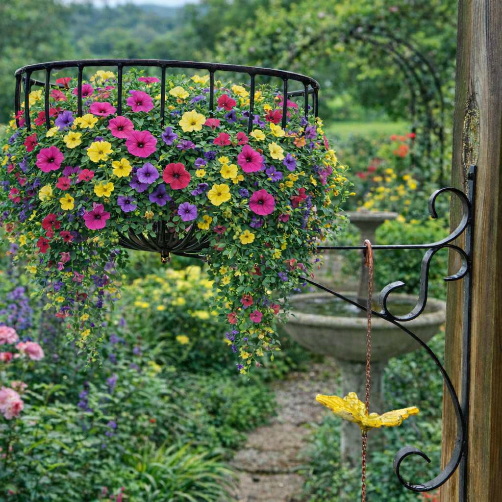 wall basket in garden setting with plant.png